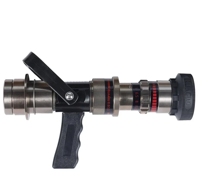 Top Quality Selectable Flow 480LPM Double Water Curtain Fire Fighting Hose Nozzle with Pistol Grip