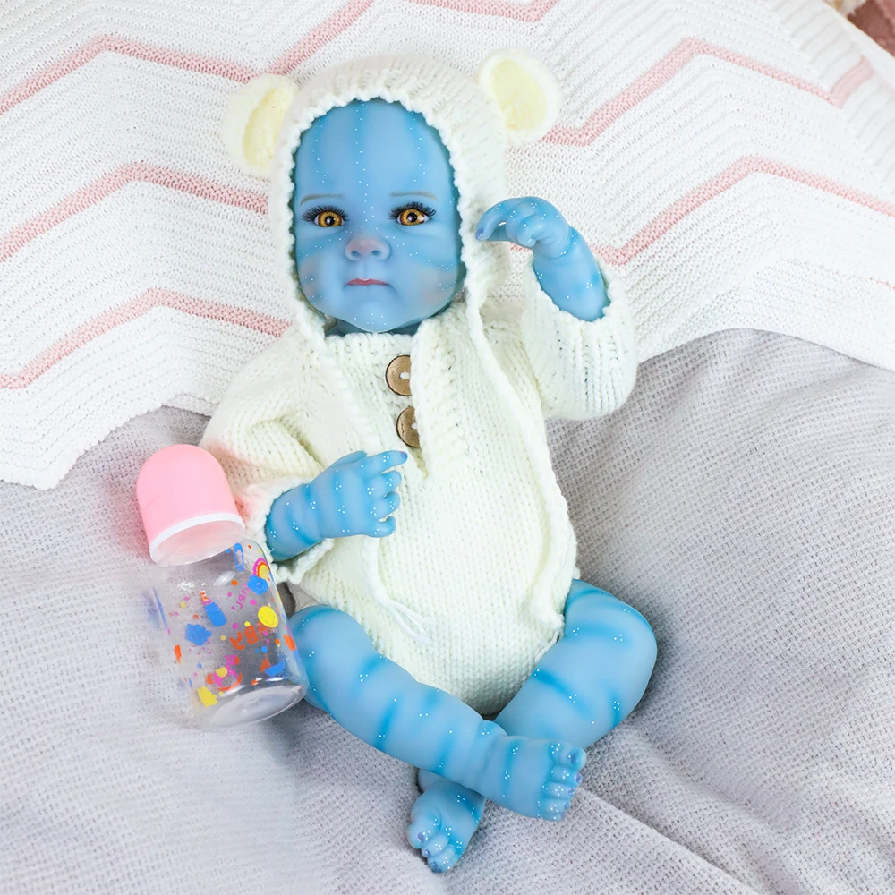 

18inch Reborn Baby Dolls Girl Bettie Avatar Soft Vinyl Lifelike Body Newborn Doll with Painted Hair Realistic Dolls Toys Gifts
