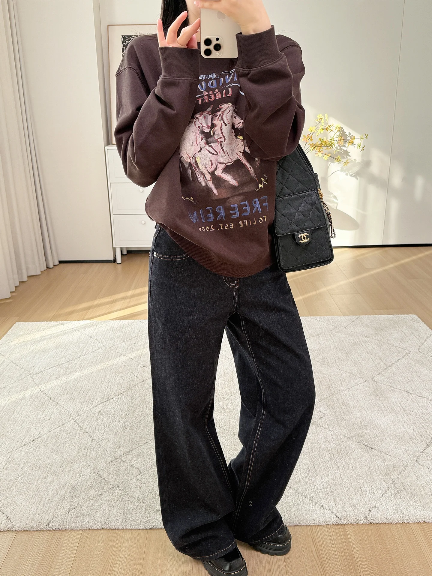 

Женские джинсы с высокой талией, прямые, синие, удлиненные, облегающие, винтажные, из хлопка, на пуговицах