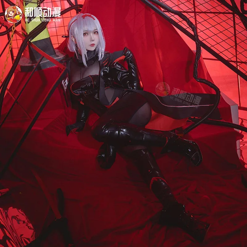 

DY20Game Goddess of Victory: Nikke Scarlet Cosplay Costume Scarlet: Black Shadow Wig Shoes Outfit kimono For Hallowmas Carnival2