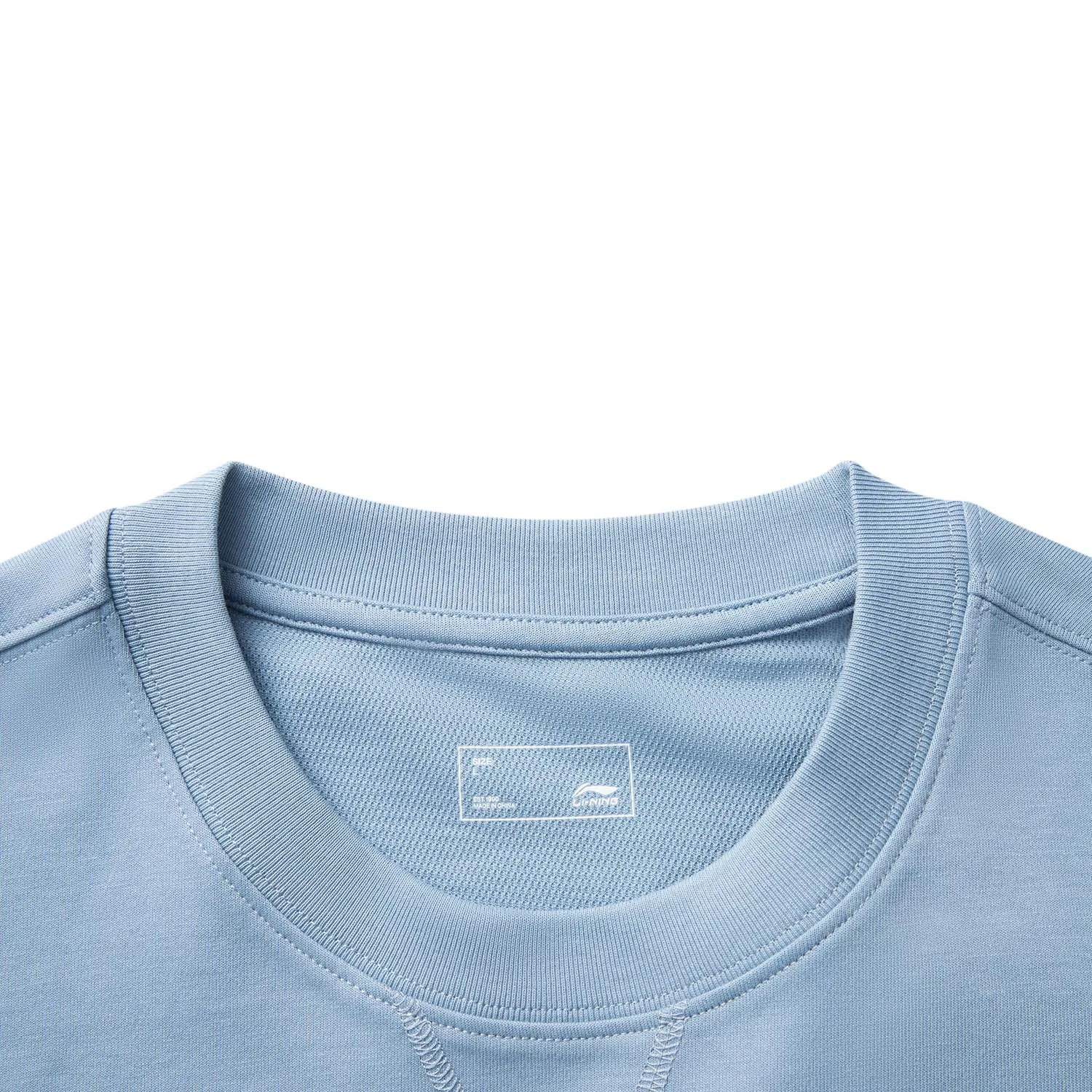 Li-Ning Men Sports Style T-Shirt Short AT DRY SMART 67%Cotton 33%Plyester Loose Fit LiNing Fashionable Tee Tops AHSV177 image 3