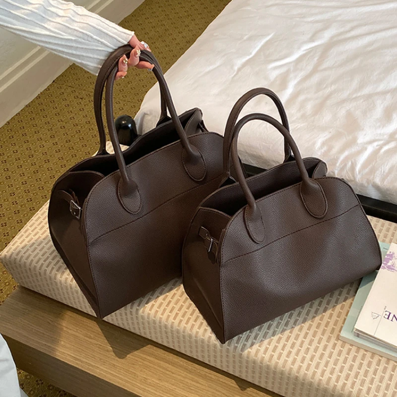 Modische Große Tragetasche, Vielseitige Pendler- und Reise-Schultertasche, Lässige Koreanische Premium-Luxus-Handtasche mit Griff – Detail 16