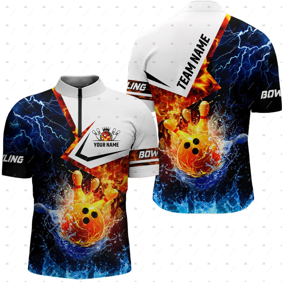 Benutzerdefinierter Name Bowli – Short Sleeve Bowling Shirt Retro Bewertung und Preis