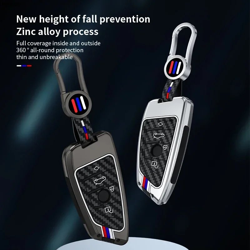Car Key Case Cover Fob Keyring For BMW F30 F11 X3 F25 Serie 1 E39 X4 G20 X5 G05 F40 X6 F44 216 X1 G30 320i F01 F02  Car Styling view 5