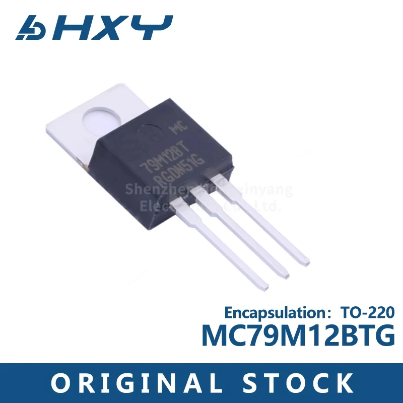 30PCS   MC79M12BTG 79M12 TO 220 linear regulator New original genuine IC