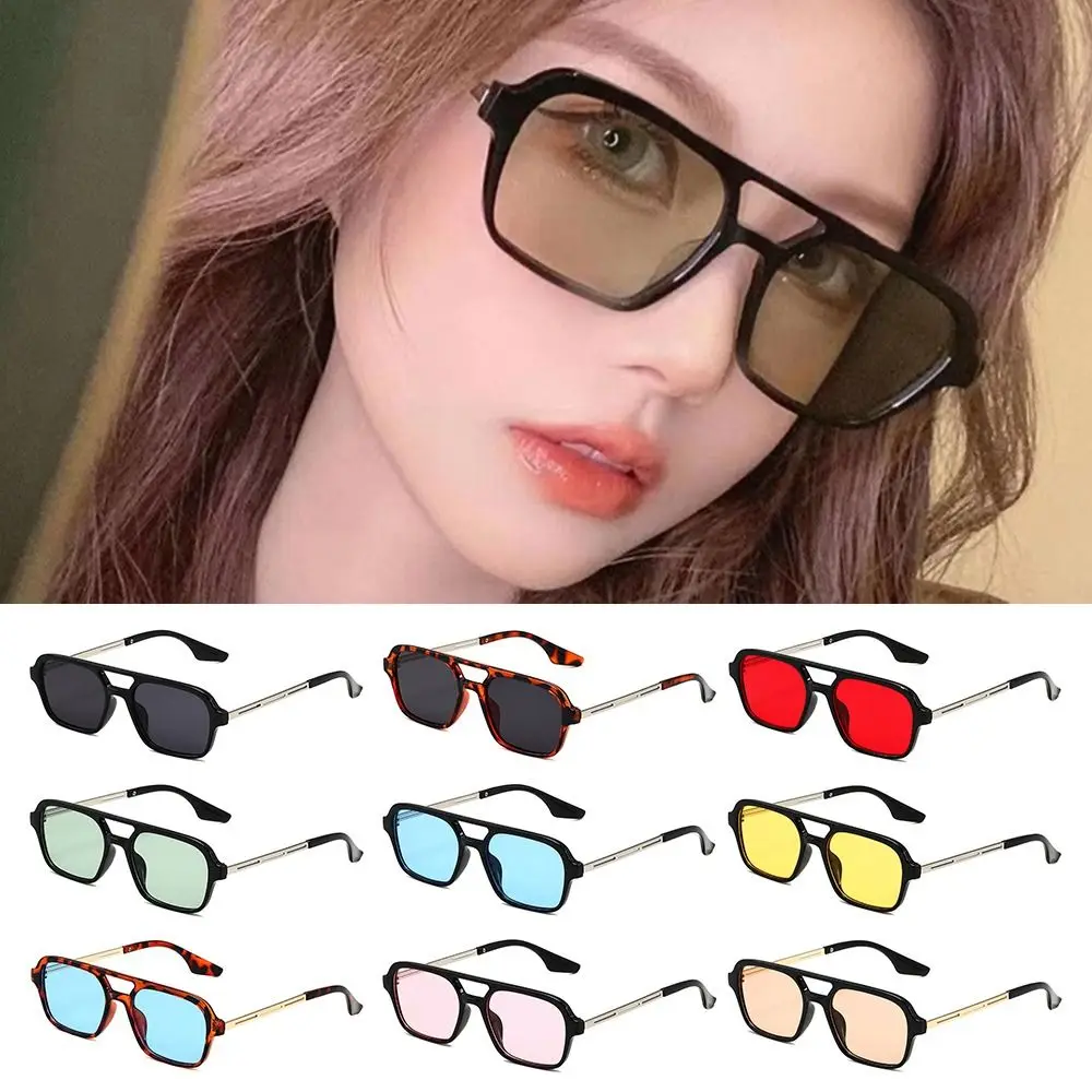 Luxury Brand UV400 Protection Square Sunglasses Retro Style Vintage Shades Summer Eyeglasses Beach/Travel/Streetwear