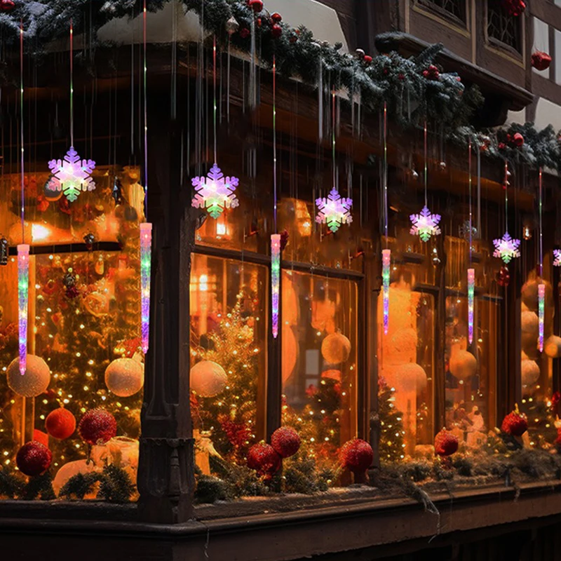 

Рождественские огни, гирлянда, снежинка, ледяной конус, 8 режимов, занавеска с дистанционным управлением, USB-разъем, световая гирлянда для рождественской вечеринки, деко