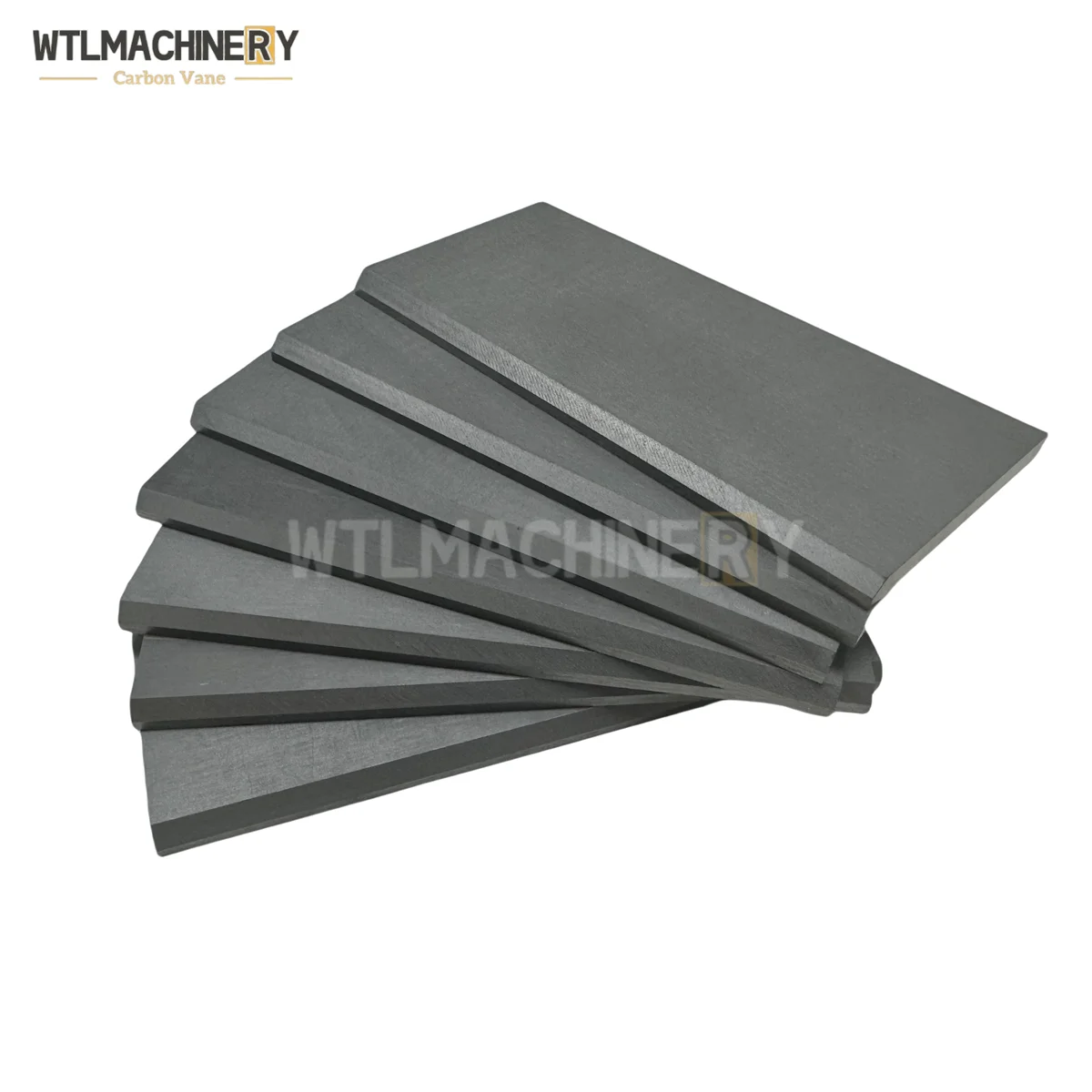 7Pcs 85*47*4 mm Carbon Vanes KLT40 DLT40 KLT40 Graphite Vane For Vacuum Pump Air Pump Carbon Vane Sheet Compressor Blade