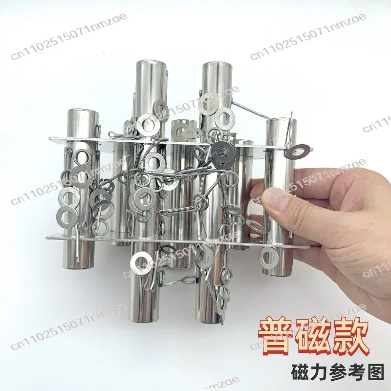 9 Tubes Magnetic Rack for Injection Molding Machine, Strong Magnetic Hopper Iron Sucker Dryer Magnetic Tube