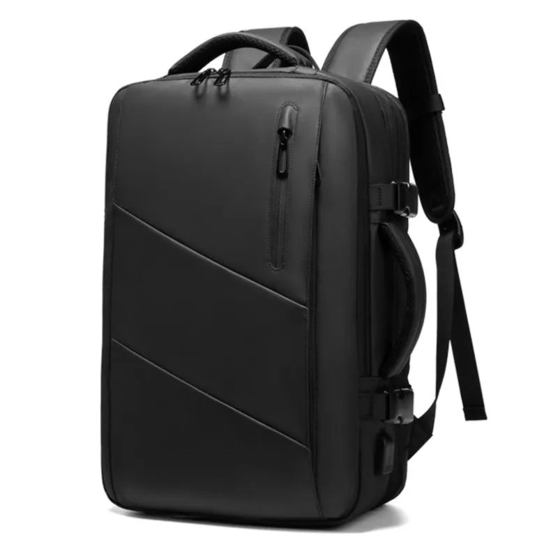 

Large-capacity expandable backpack,external USB port design,men's waterproof business computer bag,mochilas escolares,school bag