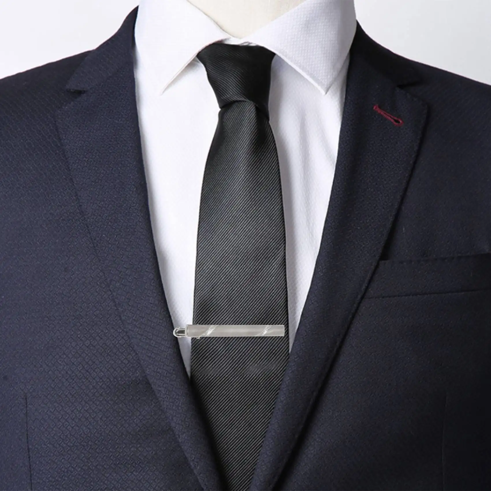 ABQR 3 Pcs Tie Clips for Men Tie Bar Clip Set for Regular Ties Necktie Wedding Business