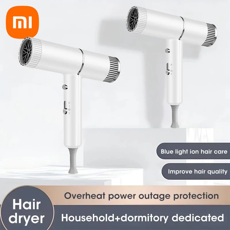 Xiaomi Anion Hair Dryer High Speed Electric Turbine Drying Thermostat Processor Fast Drying Hair Professional Hairdressing New