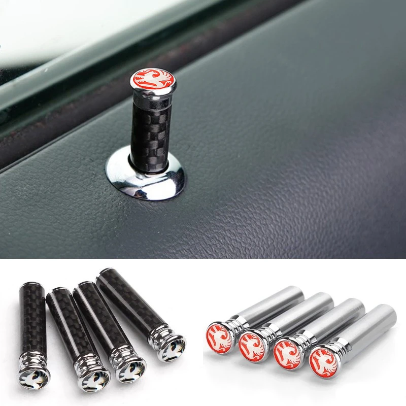 4pcs Auto Accessories for Vauxhall Mokka Zafira Corsa Astra g Insignia Junior Maloo VXR8 Alloy Door Pull Lock Screw Pins Cap