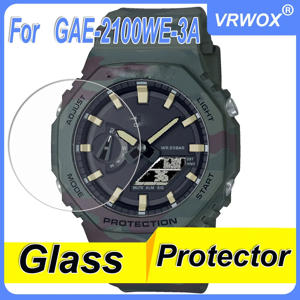 3Pcs For  GA-2100 GA-2000 GA-2110 GM-2100 GMA-S2100 GA-2200 GA-B2100 GMA-S2100  Tempered Glass  Screen Protector