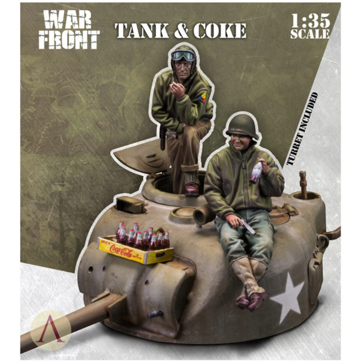 Modelo de soldado de resina 1/35 GK, soldado americano de tanque (com cola e tanque) - kit DIY sem montagem e sem pintura 751