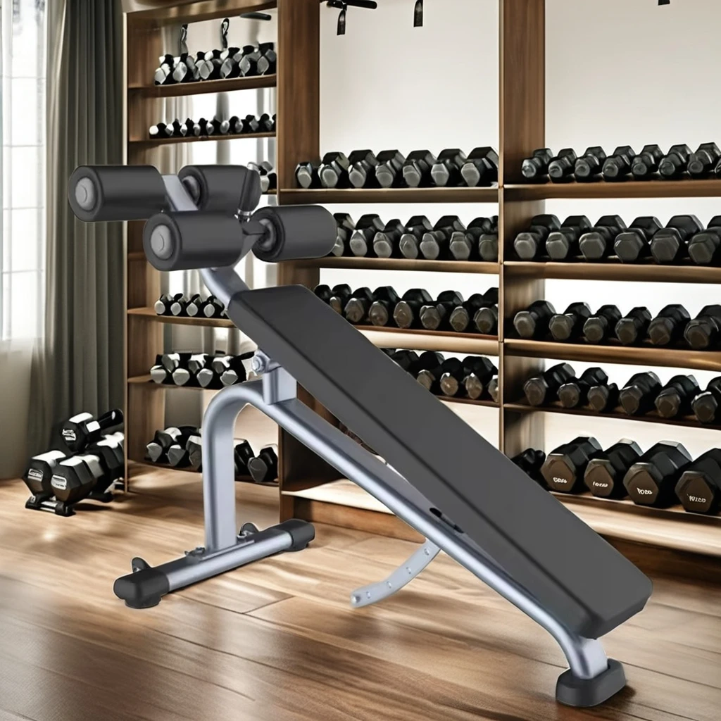 High Quality Abdominal Bench Adjustable Decline Bench Commercial Sit up Bench Support Customization