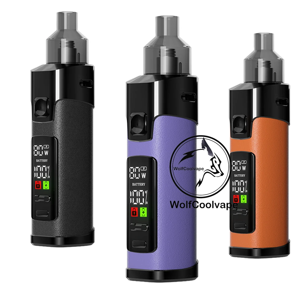 Wolfcoolvape vape Vape 5-80W 0.3ohm 1800mah 2ml Box Mods Vape Mods and Box Mods vape mod for vape mods - gallery image 4