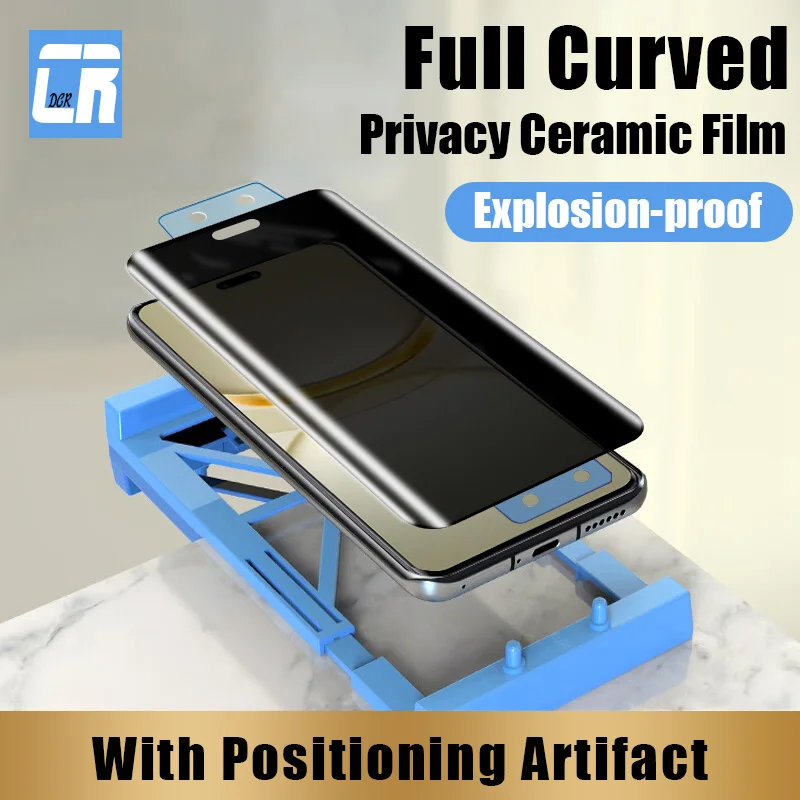 3D Anti-spy Ceramic Soft Film For Huawei Nova 12 11 Ultra 10 9 8 Screen Protector For Huawei Mate 60 50 40 30 Pro Plus Not Glass