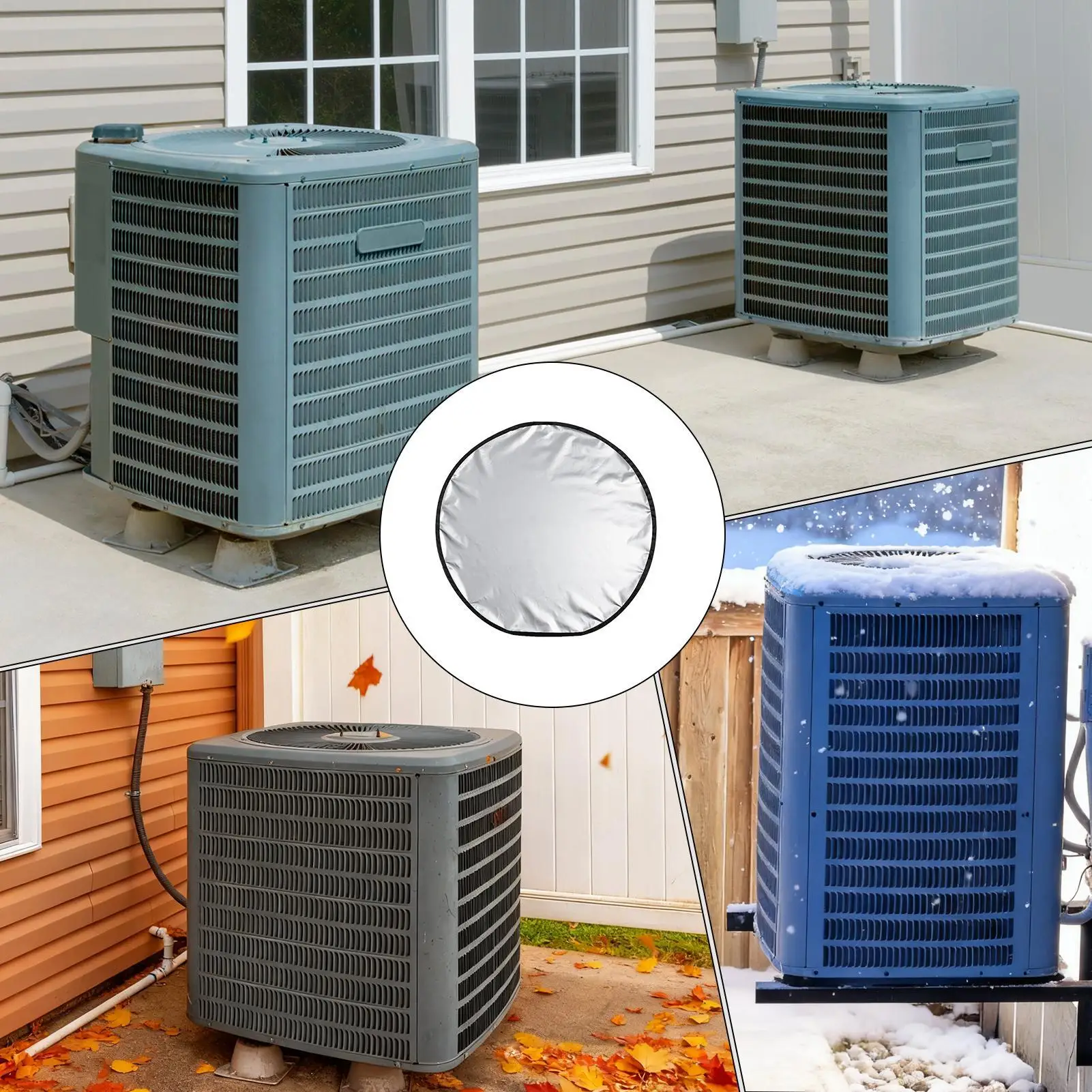 

AC Cover For Outside Unit Debris-Proof Conditioning Top Protector Air Conditioning Top Protector For Leaves Dust Grass Clippings