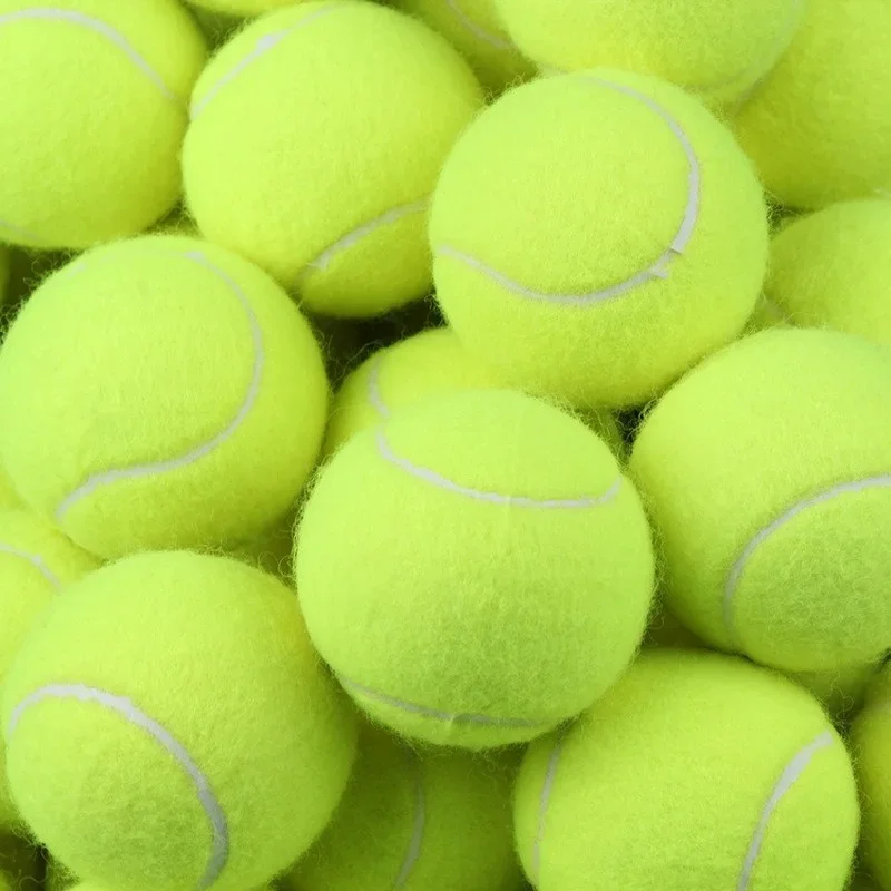 1PC High Elasticity Resistant Rubber Tennis Training Professional Game Ball Sports Massage Ball Tennis 2022 Rubber Tennis Ball