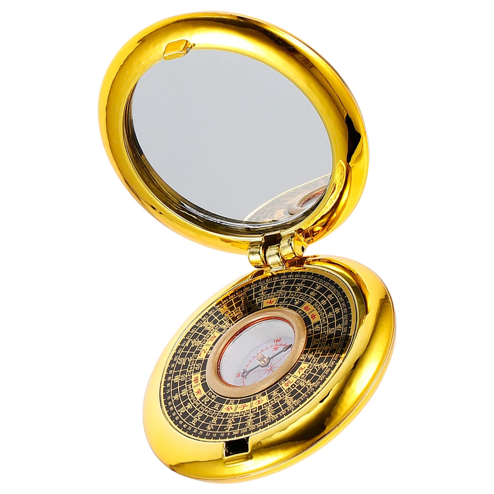 

Mini Metal Chinese Compass Camping Hiking Portable Vintage Multi functional Outdoor Survival Directional Navigation Tool