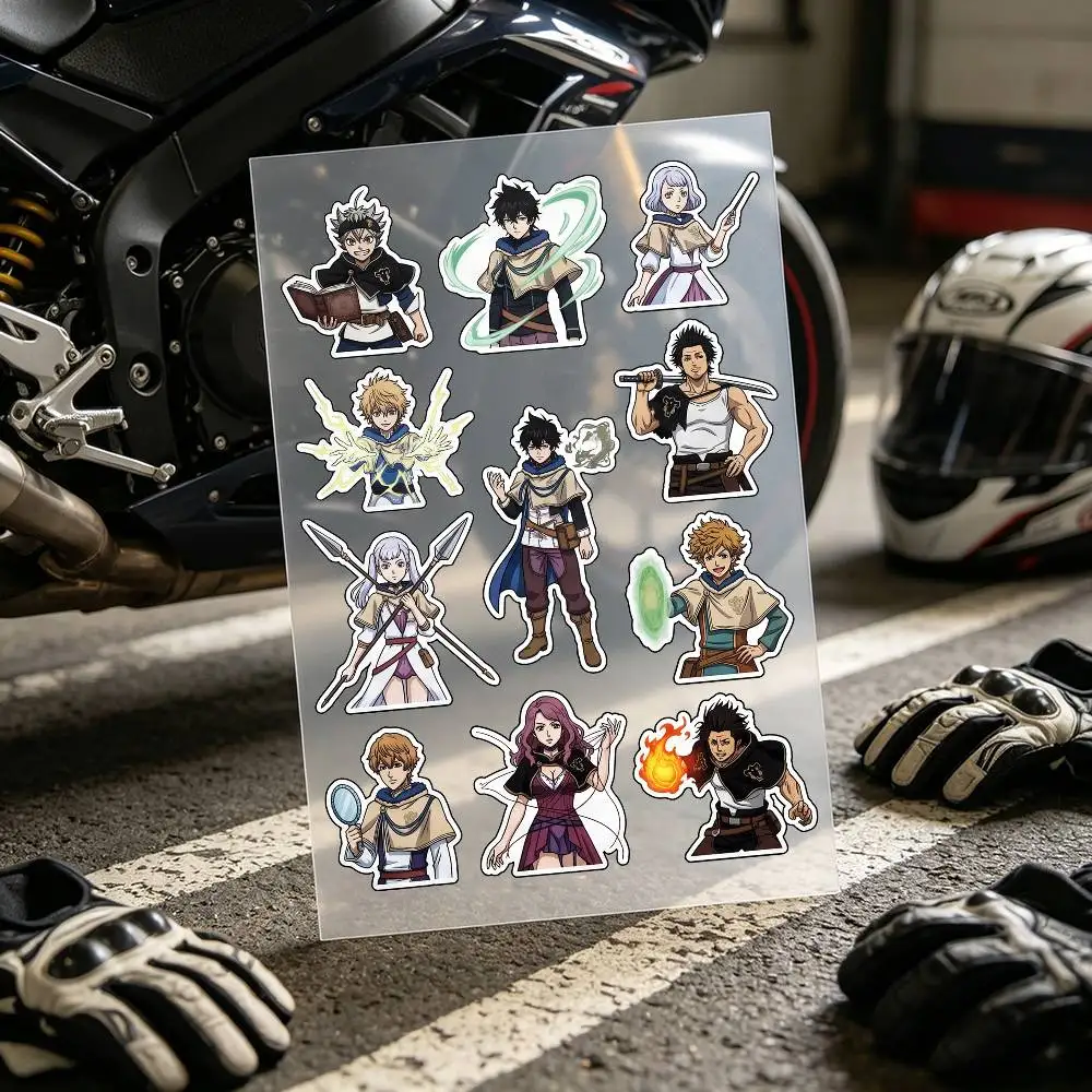 Black Clover Stickers Auto Body Bumper Windows Motorcycle Laptop Walls Vinyl Decal Car Tuning Accessories