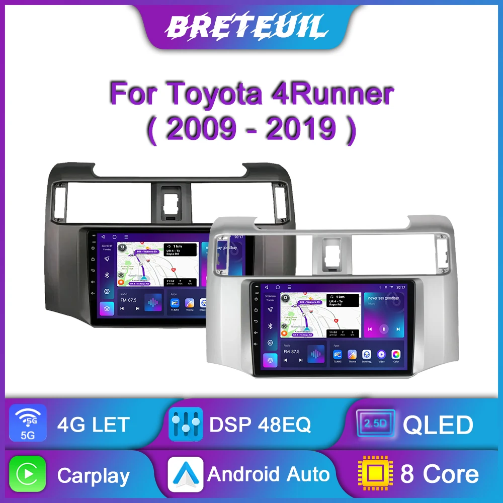 

For Toyota 4Runner 2009-2019 4 Runner Android Car Radio Multimedia Video Player Navigation GPS Carplay Touch Screen Auto Stereo