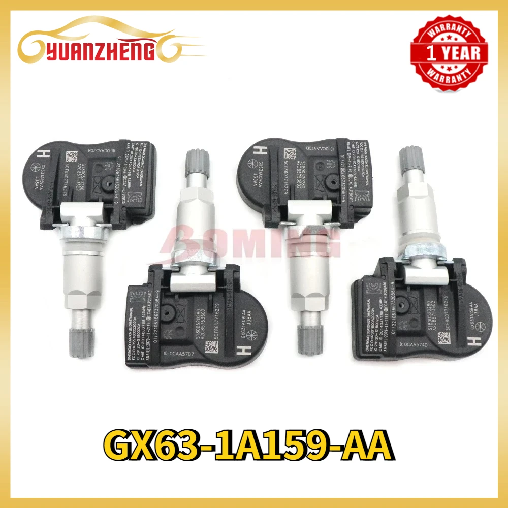 TPMS TIRE PRESSURE MONITOR SENSOR For Jaguar F-Type Land Rover Discovery Sport Lr4 RANGE ROVER GX63-1A159-AA 433MHz