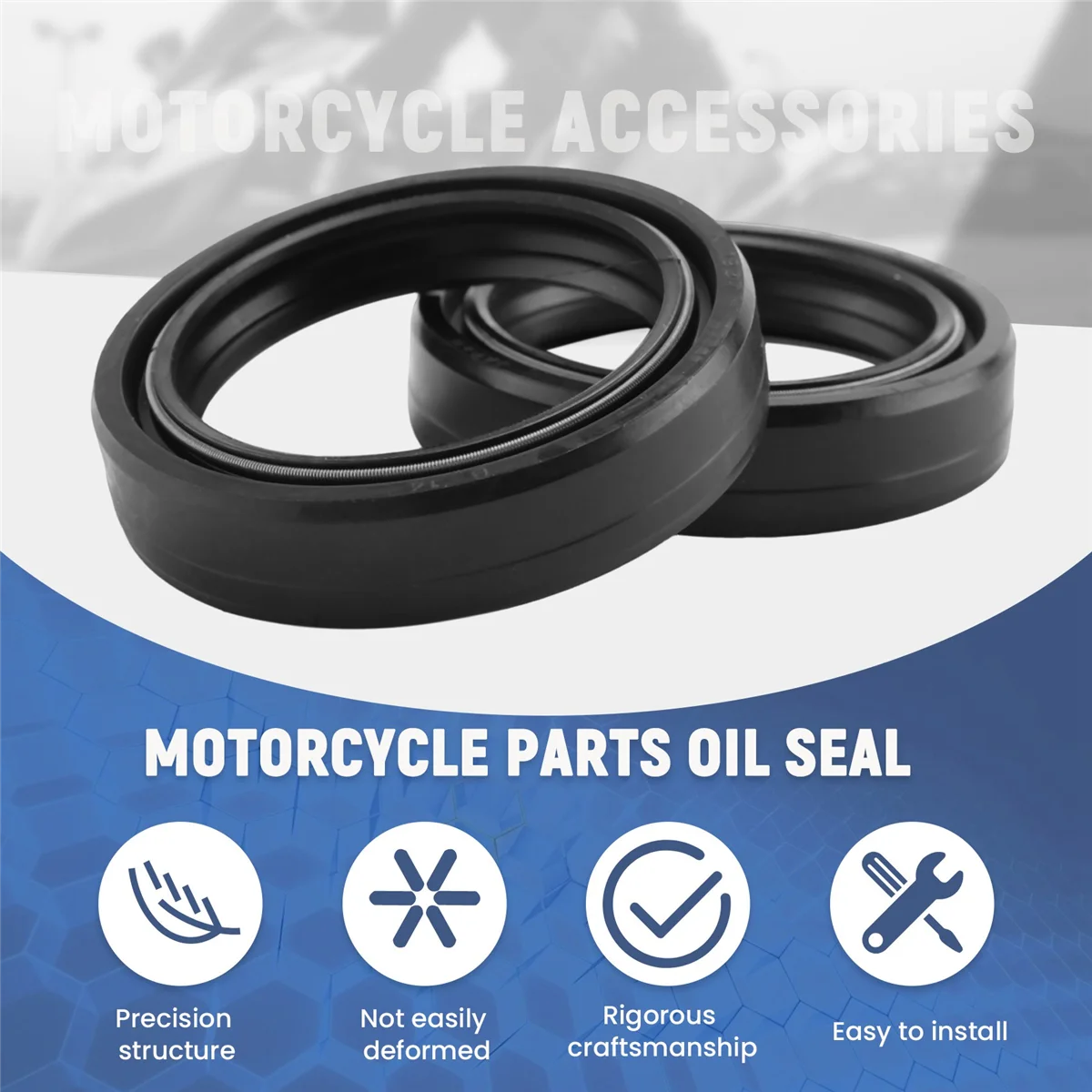 Motorcycle Front Fork Oil Seal and Dust Seal for HONDA CB-1 CB1 CB400 CBR400 CB750 HORNET 250 MAGNA CB 400 750