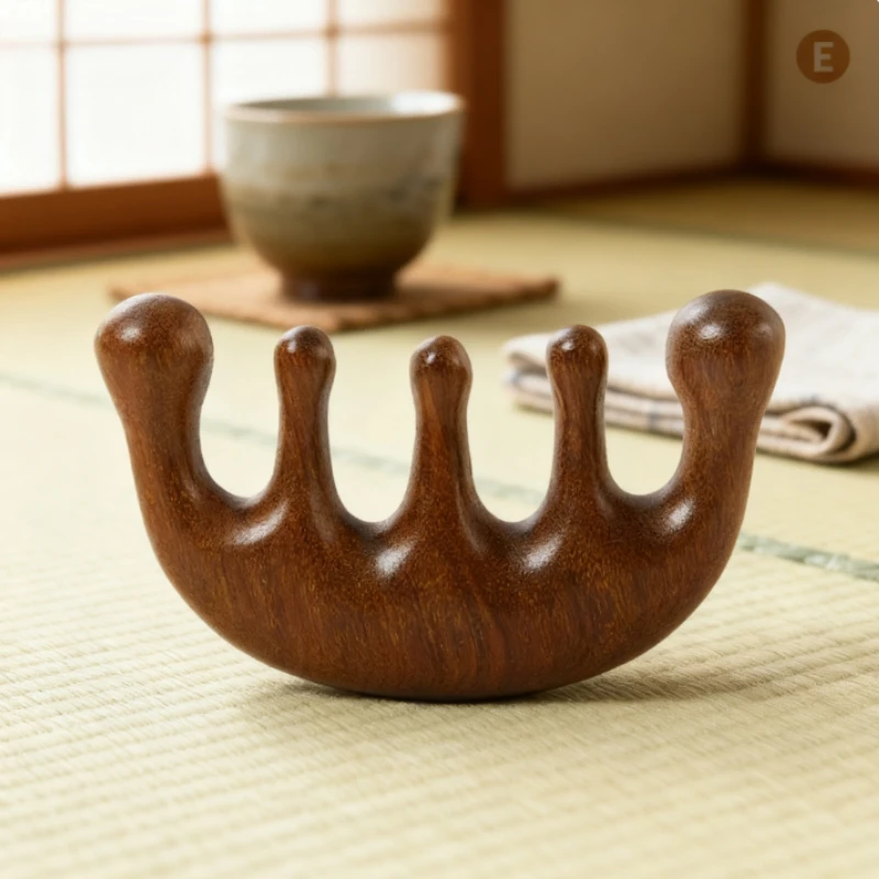 

Деревянная терапия, массажная расческа для головы, лица, кожи головы, массажер Гуа Ша, натуральный сандал для лица, широкий зуб, гуаша, соскабливание, массаж тела