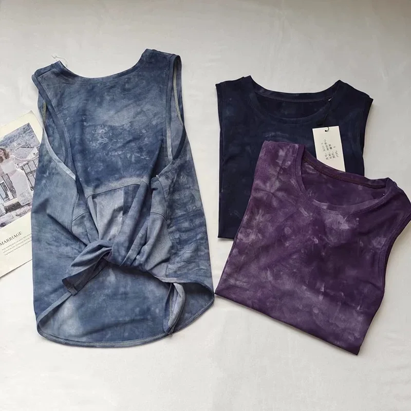 Sportweste für Damen, schnelltrocknend, locker geschnitten, für Laufen und Fitness, ärmellos, mit schönem Rückendesign, Mesh-T-Shirt, Smock, Yoga-Bekleidung – Detail 6