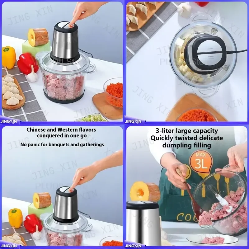 custom for Multifunctional Blender Dry Wet Grinding Machine Large Capacity Soy Milk Meat Grains Spices Kitchen Food Processor
