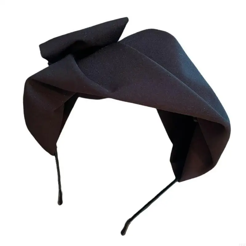 195E – coiffure fête luxueuse réglable, couvre-chef d'halloween en peluche unisexe pour l'élégance du soir