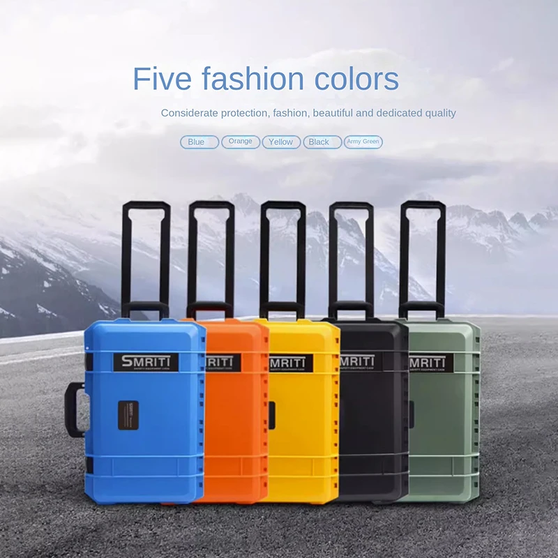 Outdoors Multifunctional trolley Protection Box Photographic Equipment Suitcase Waterproof Toolbox Instruments Storage Luggage