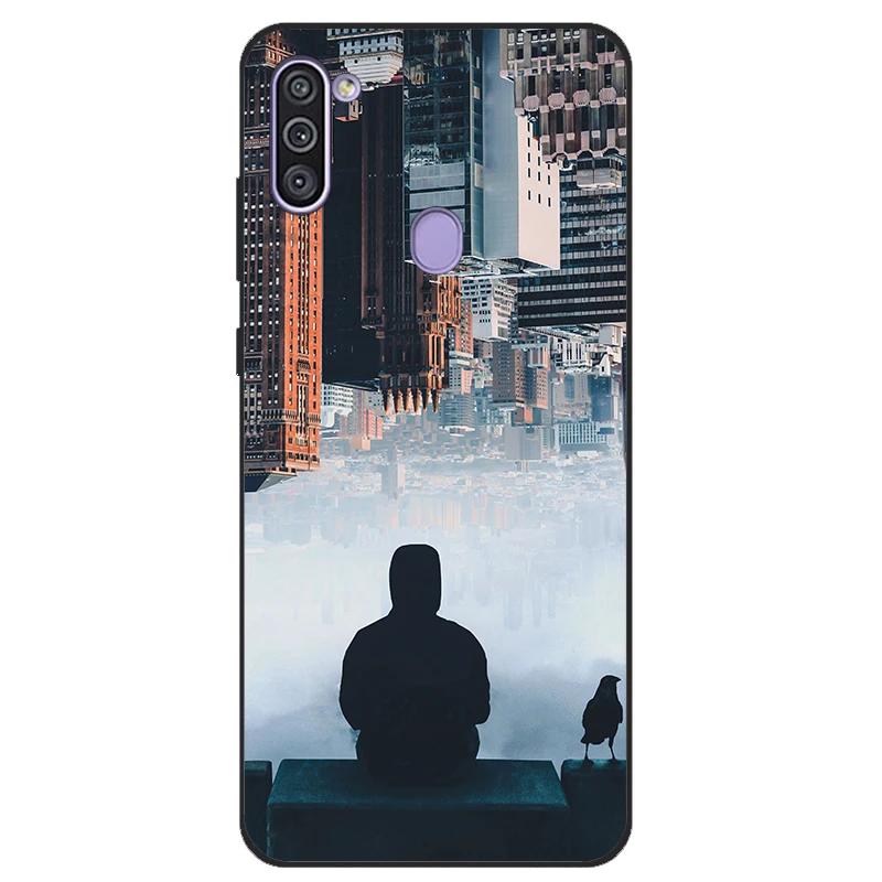 Soft TPU Case For Samsung Galaxy A11 Case M11 Cute Silicone Cartoon Phone Cases For Samsung M11 A 11 GalaxyM11 Back Cover Coque
