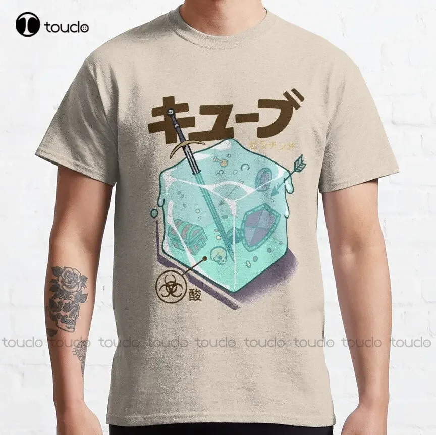 Gelatinous Cube Classic T-Shirt Black Shirts For Men Custom Aldult Teen Unisex Digital Printing Tee Shirts Xs-5Xl Custom Gift