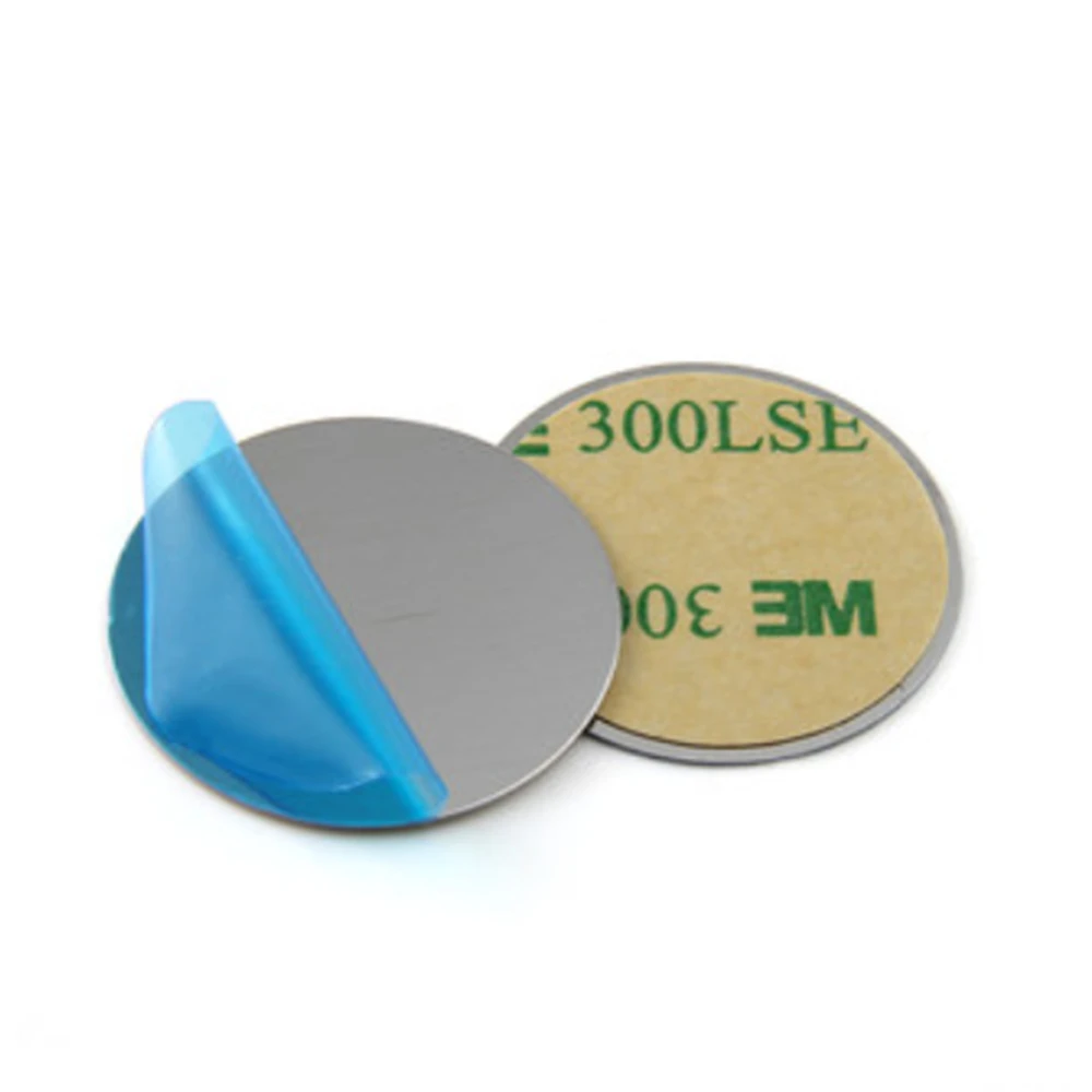 

10pcs Sticker Metal Plate Disk Block Iron Sheet for Magnet Mobile Phone Holder For Magnetic Car Phone Stand holders NOT Magnets