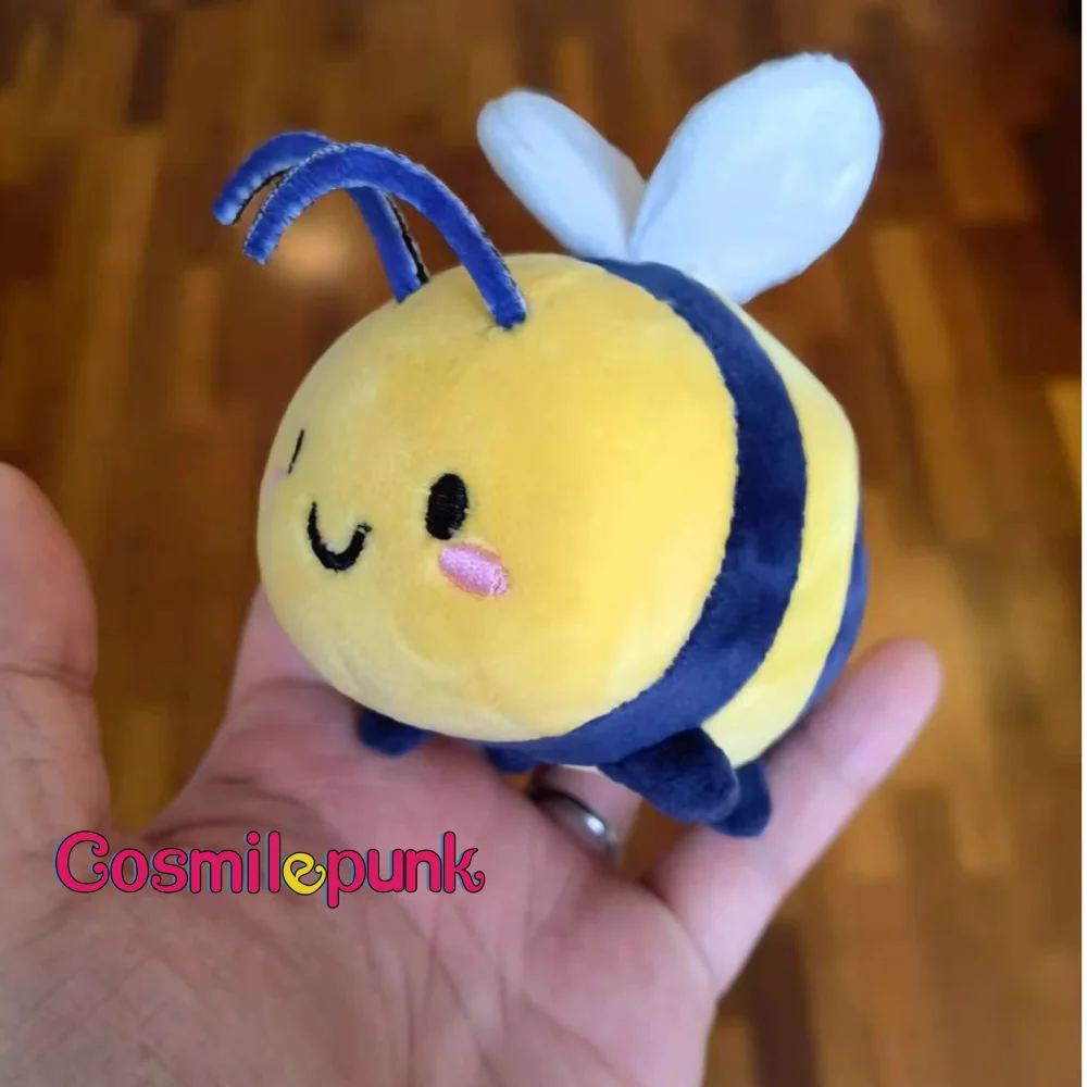 Cute Spring Bee 10cm Plush Keychain Pendant Doll Toy Bag Accessories Cosplay Props Kids Gift