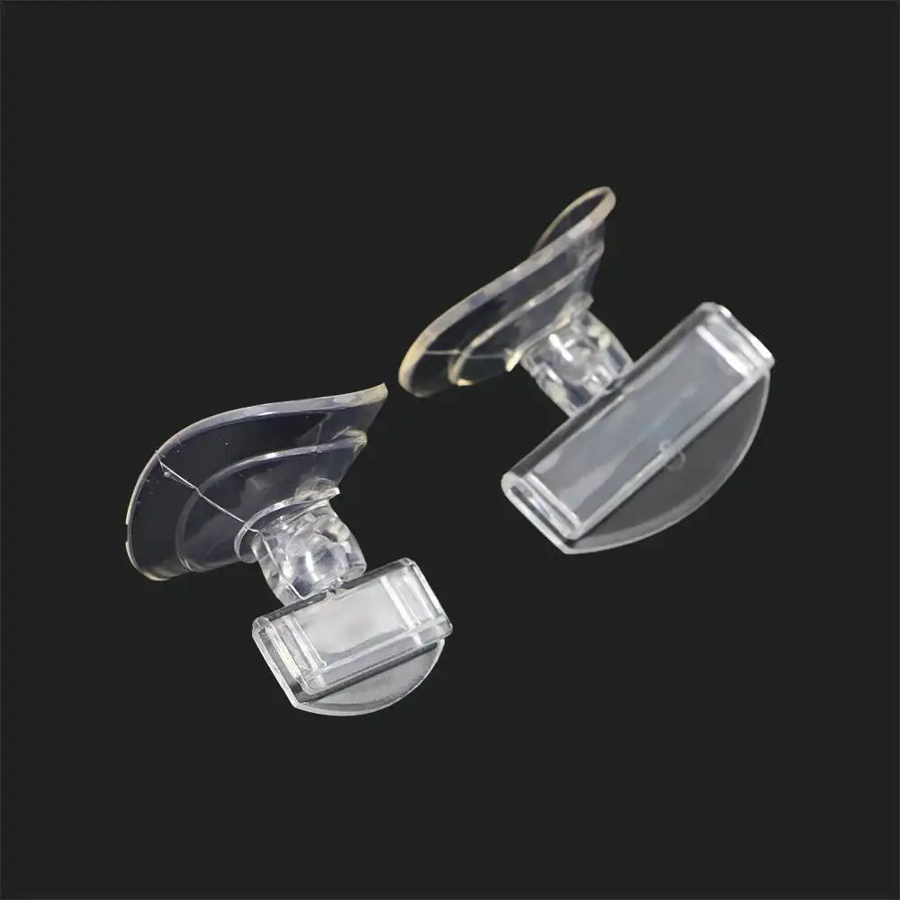 

20 Pcs POP Suction Sucker Clip Holder Stable Base Clear Sign Display Snap Promotion Price Tag Gripper Strong Suck Ability