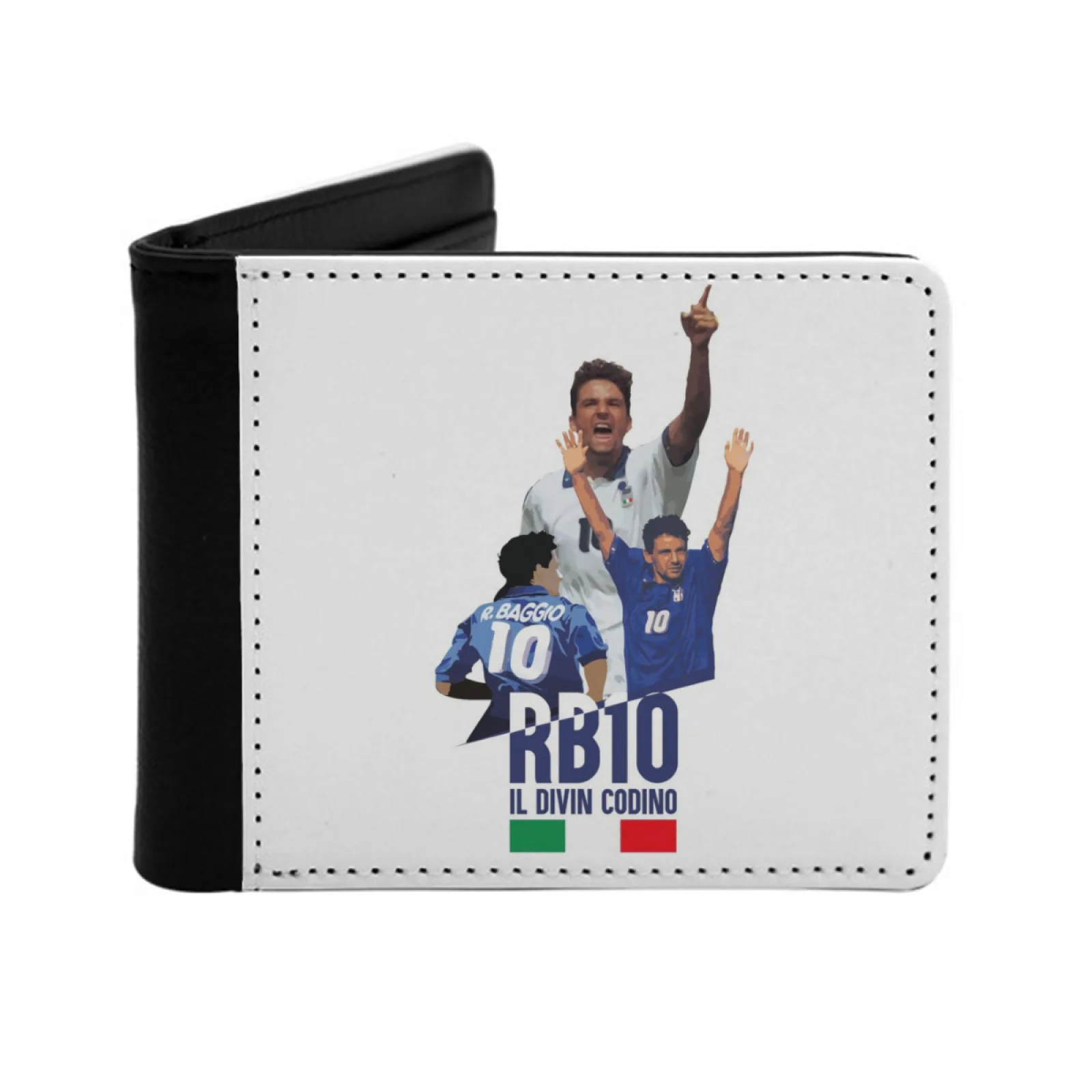 

Roberto Baggio 10, персонализированный мужской кожаный кошелек для кредитных карт, кошелек Robertobaggio Roberto Rb10 Fenomeno Futbol Football