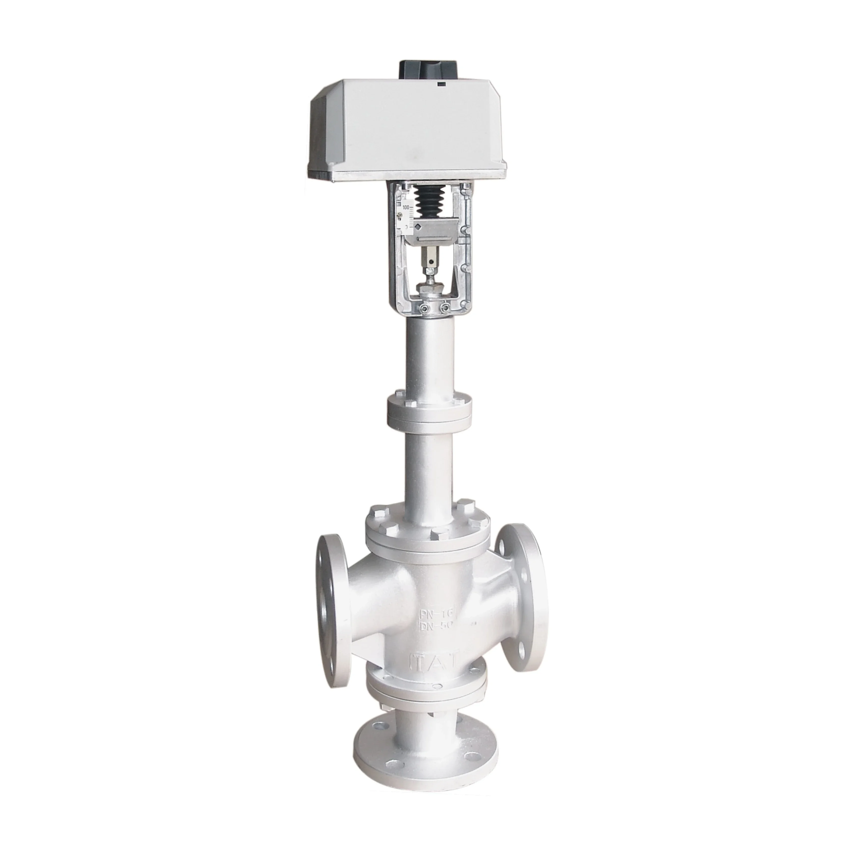 

Motorized 3-Way Control Valves 4-20ma Signal Control Pressure For Steam Thermal Oil