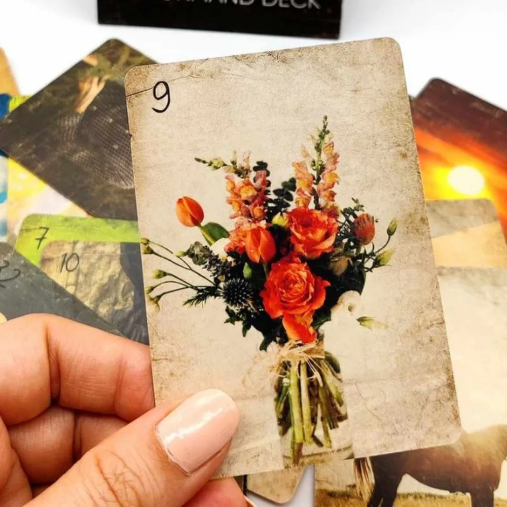 36 ชิ้นการ์ด Brume Lenormand สํารับไพ่ทาโรต์ 10.4*7.3 ซม