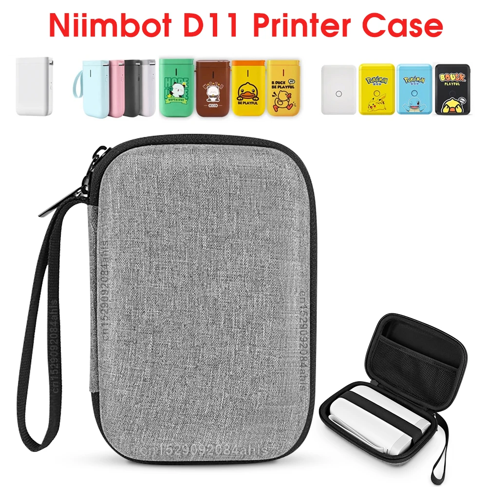 Niimbot D11 funda de impresora bolsa de almacenamiento carcasa protectora para Niimbot D11 D110 D101 P11 P12 P15 D30 Q30S D35 M02 E210 impresora de etiquetas