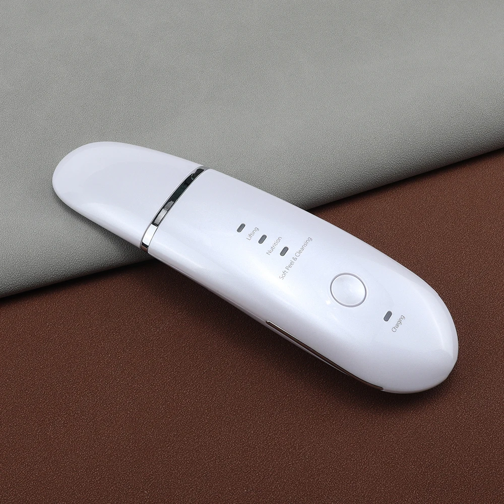 Professional Ultrasonic Skin Scrubber Spatula Face Cleansing Device Clean Machine