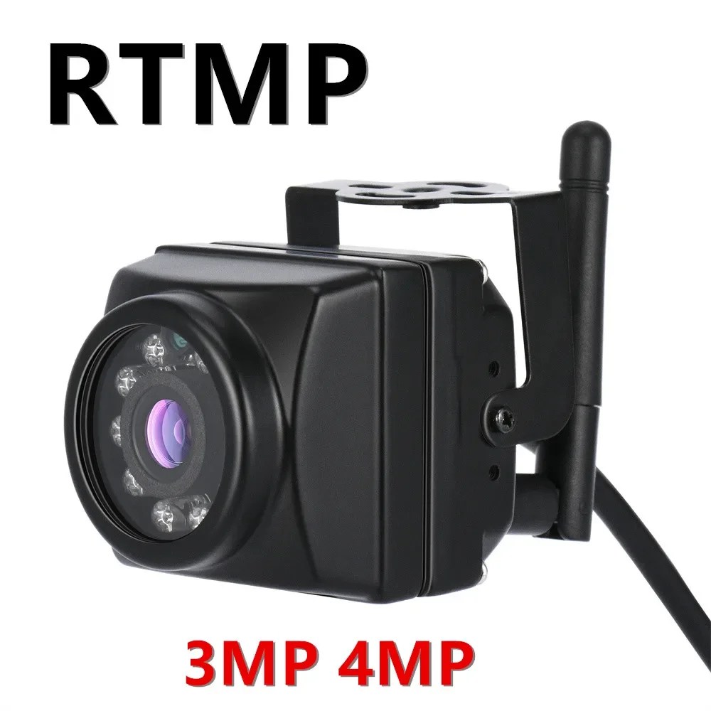 RTMP AC18PRO Mini Wireless Wifi 940nm IR Night 3MP 4MP IP WIFI Camera Outdoor RTMP H.264 H.265 128GB Sd Webcam Security