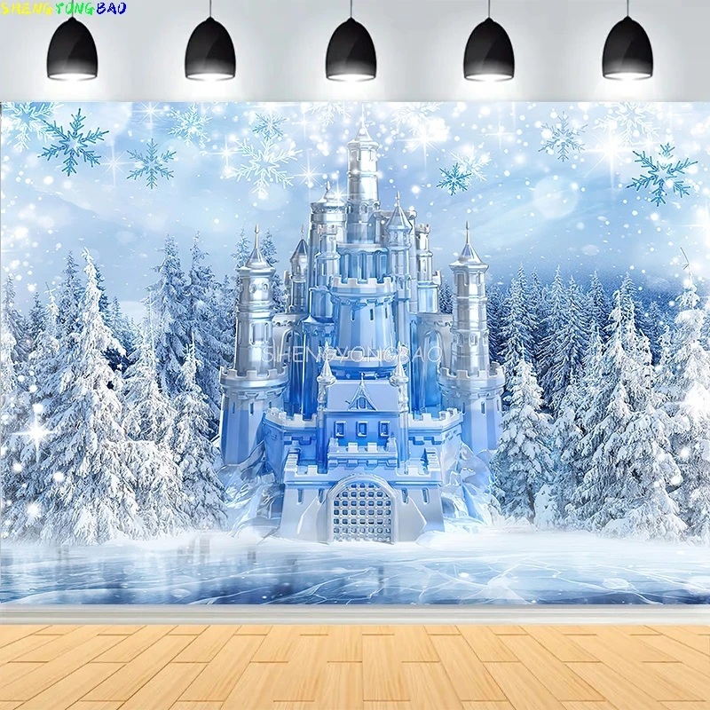 SHENGYONGBAO Gabby domek dla lalek urodziny dzieci tło dekoracji dziewczynka Baby Shower różowa zabawka sesja zdjęciowa baner rekwizyty JC-50