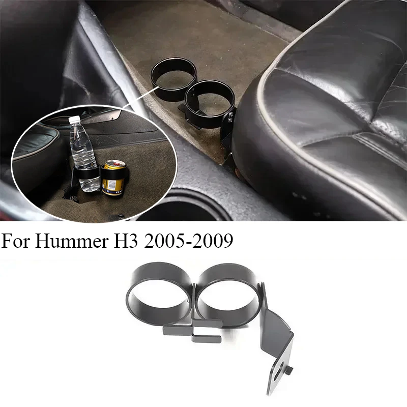 

Для Hummer H3 2005-2009 алюминиевый сплав черный автомобильный второй пилот держатель для стакана с водой для пассажиров внутренние автомобильные аксессуары