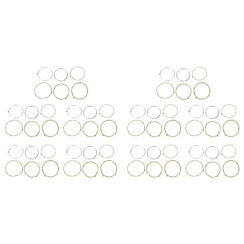 HOES-Set 60 Metal Strings For Acoustic Guitar 1 Meter 1M New