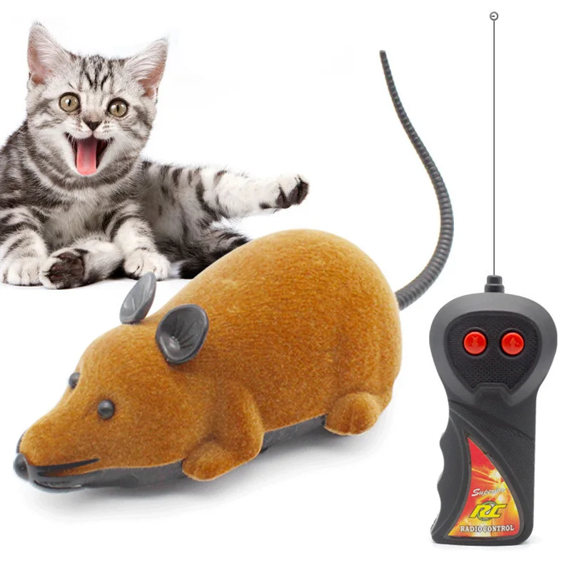 Remote Control Rat Wireless Electronic Cute RC Mouse Mice Pet Toy for Kid Cat Dog Funny Mice Joke Scary Trick Bugs Novelty Gift