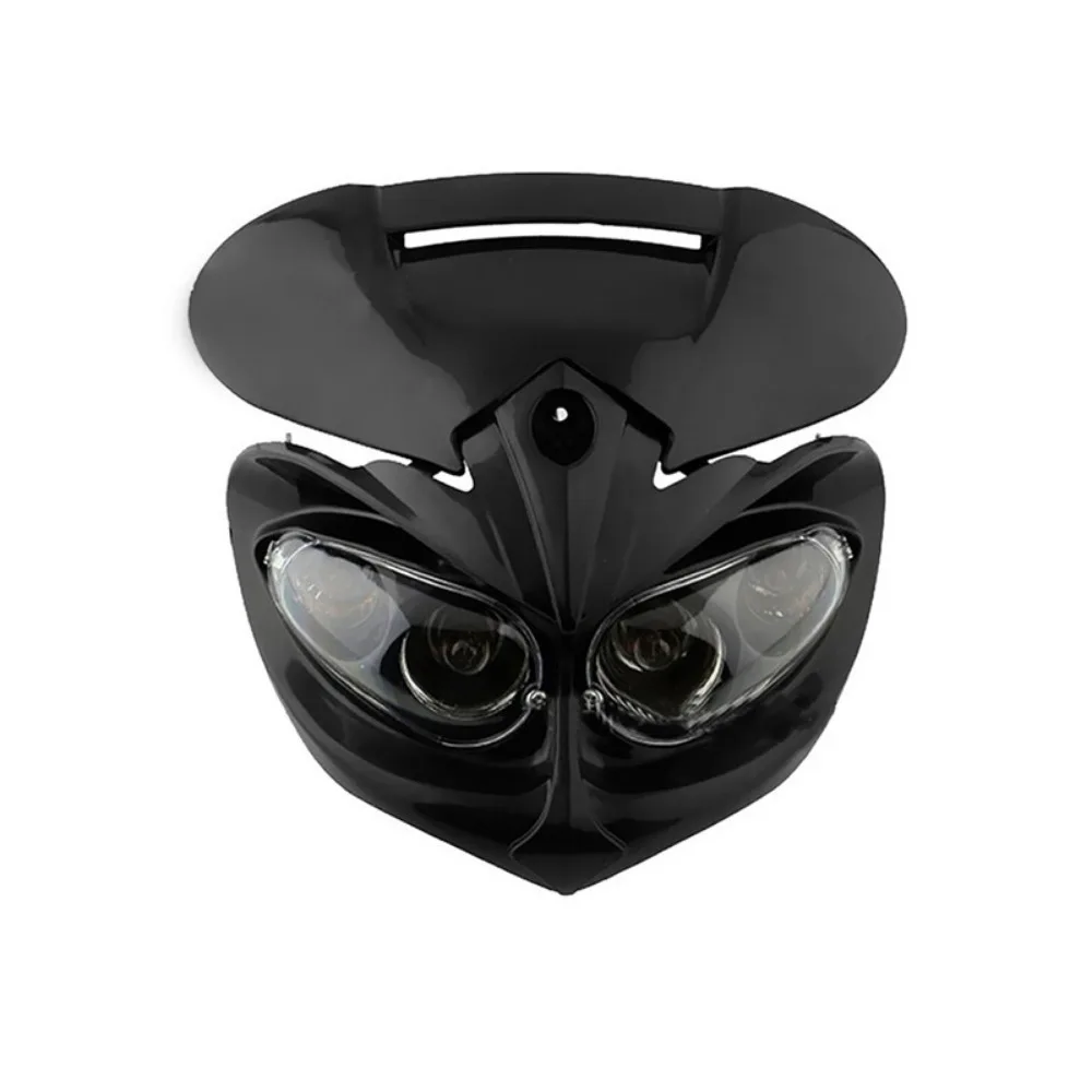 Off Road Motorcycle Modification Accessories - Little Flying Eagle Apollo Ghost Face Front Headlight Lighting